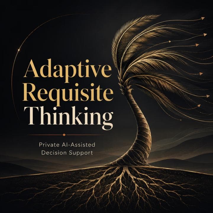 Cover artwork showing an adaptive decision framework for changing conditions.