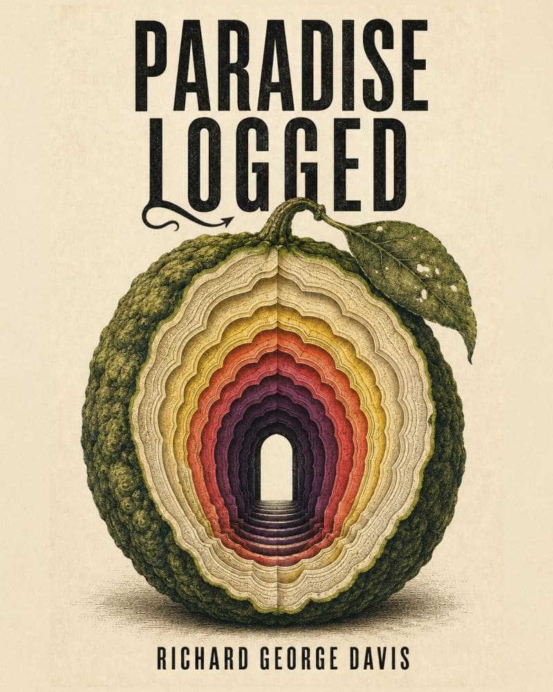 The cover of Paradise Logged, an epic of brands, platforms, and the fall of the user.